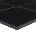 vidaXL Ensemble à manger de jardin 9Pièces coussins noir résine tressée