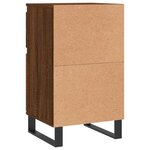 vidaXL Buffet chêne marron 40x35x70 cm bois d'ingénierie