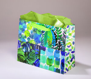 Sac cadeau fougère mmhzl 25 x h 20 feuillages