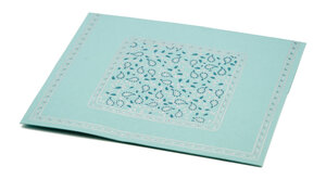 PAPERTREE TAJ Lot de 5 Enveloppes 18*15 CD Aqua