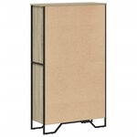 vidaXL Bibliothèque chêne sonoma 80x31x137 5 cm bois d'ingénierie