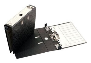 classeur suspendu rado, largeur de dos: 75 mm, A4, noir ELBA