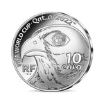 Fifa qatar -  coupe du monde 2022 monnaie de 10€ argent