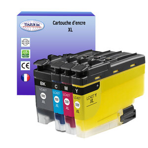 T3AZUR- 4x Cartouches compatibles avec Brother HL-J6010DW MFC-J5955DW MFC-J6955DW MFC-J6957DW MFC-J6959DW LC427XL