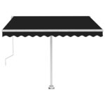 vidaXL Auvent automatique sur pied 350x250 cm Anthracite