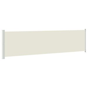 vidaXL Auvent latéral rétractable de patio 614x160 cm crème