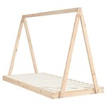 vidaXL Cadre de lit pour enfants 90x200 cm bois de pin massif