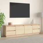 vidaXL Meuble TV 176x37x47 5 cm Bois de pin massif