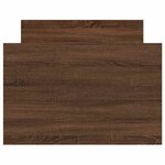 vidaXL Cadre de lit sans matelas chêne marron 90x190 cm