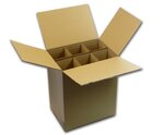 Lot de 100 cartons spécifiques pour expédier 6 bouteilles