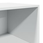 vidaXL Buffet haut blanc 40x41x185 cm bois d'ingénierie