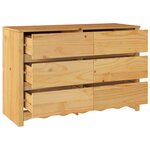 Commode vidaXL "DRAMMEN" 111x43x73 5 cm Bois de pin massif