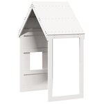 vidaXL Toit de lit pour enfants blanc 60x99x139 5cm bois de pin massif