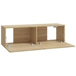 vidaXL Ensemble de meubles TV 6 Pièces Chêne sonoma Bois d'ingénierie