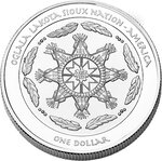Monnaie en argent 1 dollar g 31.1 (1 oz) millésime 2023 native american silver dollars shaman