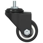 vidaXL Roues pivotantes 4 Pièces noir 35 mm fer