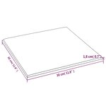 vidaXL Panneaux muraux 12 Pièces Rose 30x30 cm Velours 1 08 m²