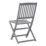 vidaXL Chaises pliables d'extérieur lot de 8 Bois d'acacia solide