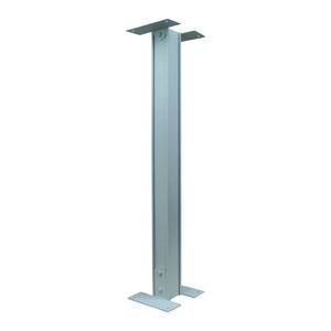 "LE CLAIR"  poteau universel pour boîte aux lettres. Glissières pour lames décoratives Décolame