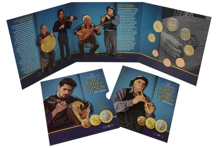 Coffret série euro BU Chypre 2023 (instruments de musique traditionnels chypriotes)