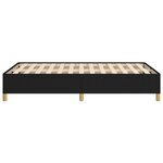 vidaXL Cadre de lit Noir 120x200 cm Tissu