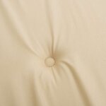 vidaXL Coussins de chaise jardin lot de 6 beige 40x40x4cm tissu oxford