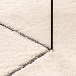 vidaXL Tapis HUARTE à poils courts doux et lavable beige Ø 120 cm
