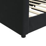vidaXL Lit de repos noir 100x200 cm velours