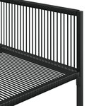 vidaXL Ensemble à manger de jardin 9 Pièces Noir Résine tressée