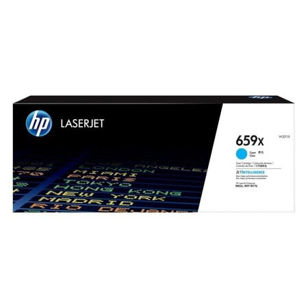 HP 659X Cartouche de toner cyan LaserJet grande capacité authentique