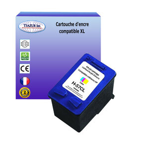 Cartouche compatible avec HP OfficeJet 6100, 6110, 6150, 4200 remplace HP 57 - Couleur - 18ml - T3AZUR