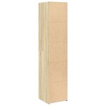 vidaXL Buffet haut chêne sonoma 40x41x185 cm bois d'ingénierie