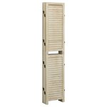 vidaXL Cloison de séparation 6 panneaux 210x165 cm Bois de Paulownia