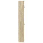vidaXL Armoire de salle de bain Chêne sonoma 32x25 5x190 cm Aggloméré