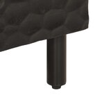 vidaXL Table basse noir 100x54x40 cm bois massif de manguier