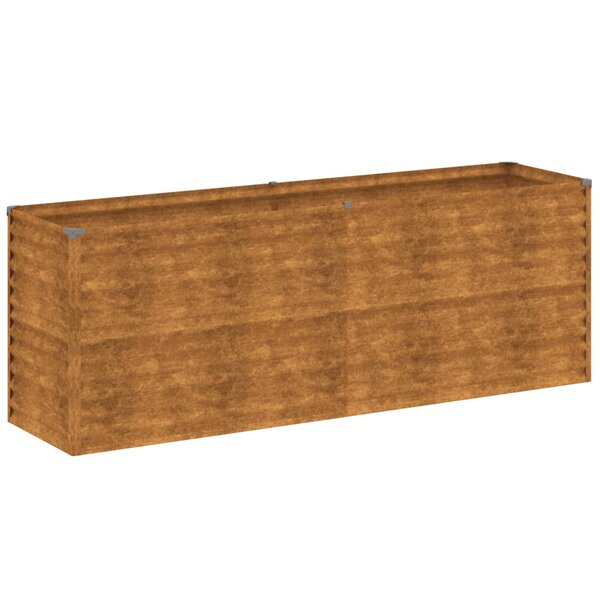 vidaXL Lit surélevé de jardin 196x50x69 cm acier corten