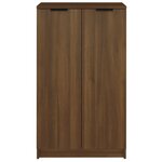 vidaXL Meuble à chaussures Chêne marron 59x35x100 cm Bois d'ingénierie
