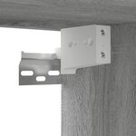 vidaXL Armoires TV suspendues Sonoma gris 2 Pièces 60x30x30 cm Bois