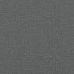 vidaXL Lit de jour gris foncé 90x200 cm tissu