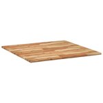 vidaXL Dessus de table carré 90x90x2 cm bois massif d'acacia