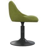 vidaXL Tabouret de bar Vert clair Velours
