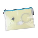 Pochette À Fermeture Éclair En Plastique Souple - Couleurs Assorties - X 10 - Exacompta