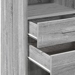 vidaXL Buffet haut sonoma gris 40x42 5x124 cm bois d'ingénierie