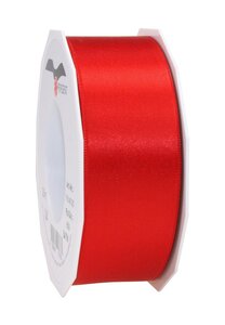 Satin double face 25-m-rouleau 40 mm rouge