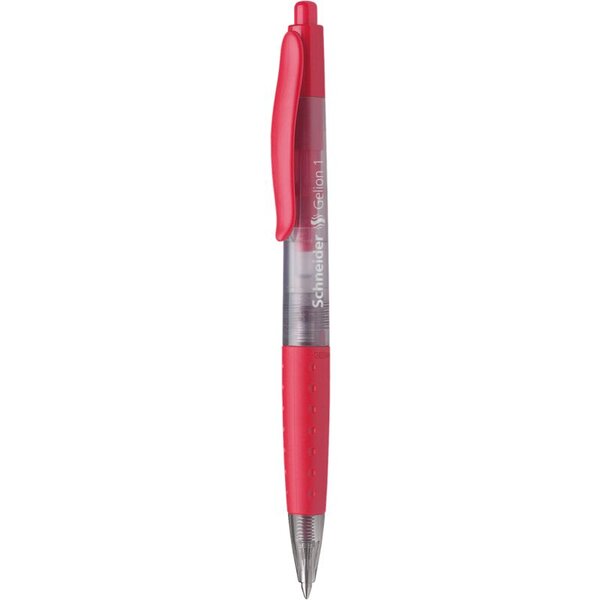 Stylo à bille gel Gelion 1 rouge 04 mm SCHNEIDER