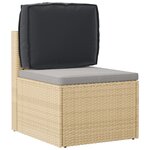 vidaXL Coussin de Pallet pour Dossier Noir 50x40x12 cm Tissu Oxford