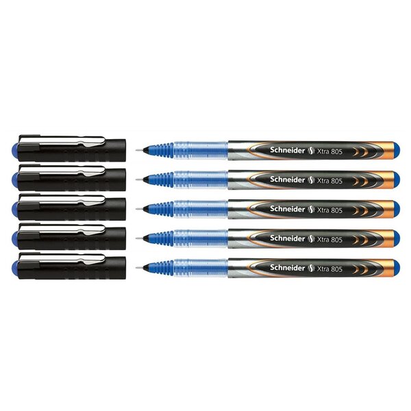 Roller à encre Xtra 805 05 bleu x 5 SCHNEIDER