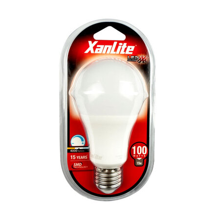 Ampoule LED standard avec culot standard E27, conso. de 11,2W