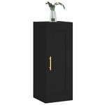 vidaXL Armoire murale noir 34 5x34x90 cm bois d'ingénierie