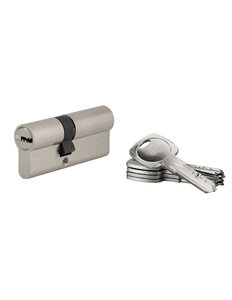 SP - Cylindre de serrure à double entrée Tiger 6 Dynamic 30x40mm nickelé anti-arrachement anti-perçage 5 clés - SP